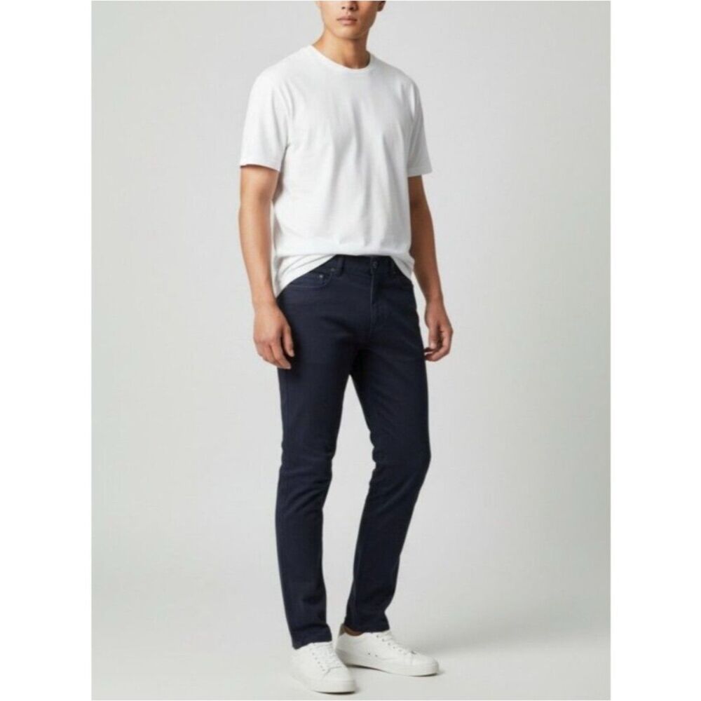 H&M Men's Skinny Navy Blue Denim Jeans Stretch Pants Size 30